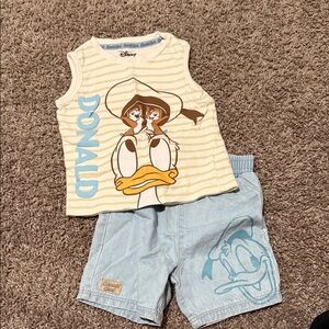 Disney Donald Duck and Chip 'n' Dale Outfit - Cream and Blue